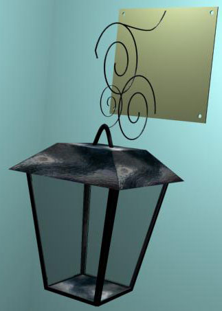 3d фонарь